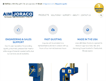 Tablet Screenshot of joraco.com